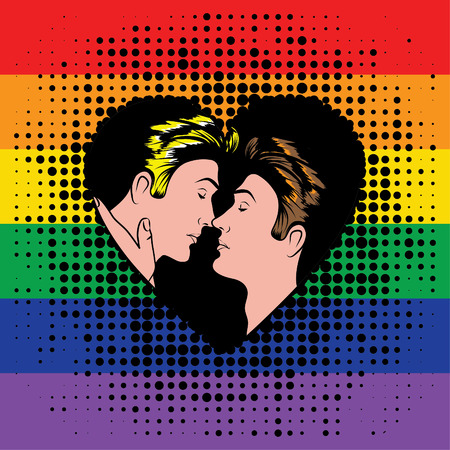 marriage - Kissingのイラスト素材