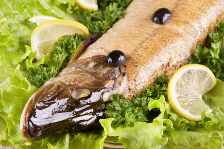Festive food: stuffed pike