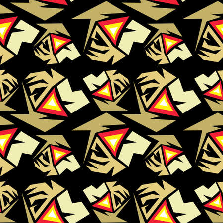Abstract Seamless Pattern able to print for cloths, tablecloths, blanket, shirts, dresses, posters, papers.のイラスト素材