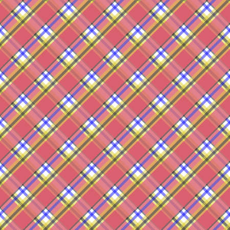 Seamless gingham Pattern. Vector illustrations. Texture from squares/ rhombus for - tablecloths,...