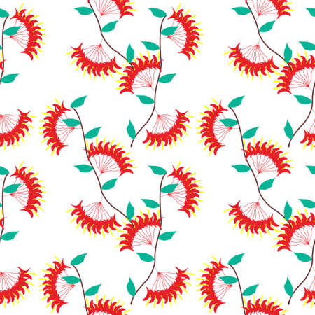 Seamless Pattern With Floral Motifs able to print for cloths, tablecloths, blanket, shirts, dresses,...