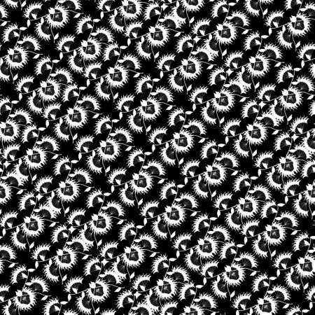 Seamless Pattern With Floral Motifs able to print for cloths, tablecloths, blanket, shirts, dresses,...