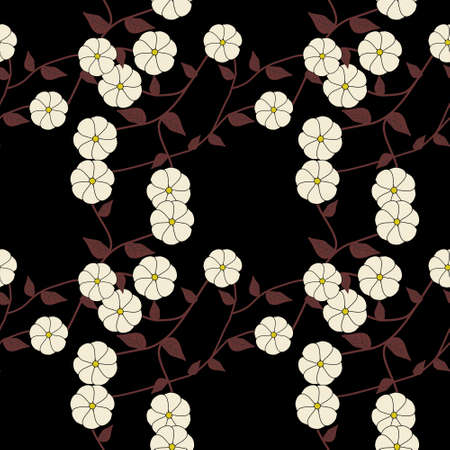 Seamless Pattern With Floral Motifs able to print for cloths, tablecloths, blanket, shirts, dresses, posters, papers.のイラスト素材