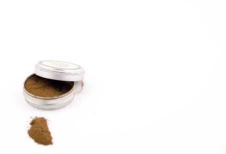 Brown  tobacco on a white backgroundの写真素材