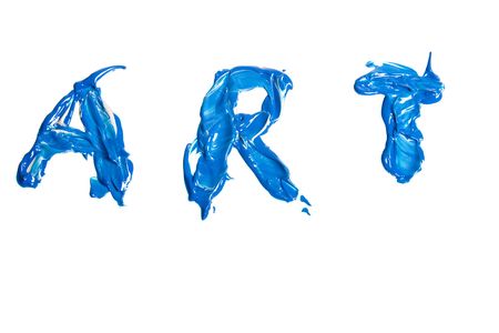 Word "ART" written in artistic wayの写真素材