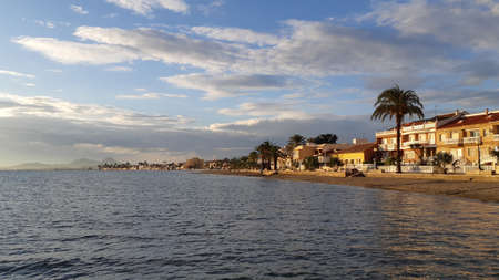small fishing town in Murcia province, Cartagena, Spainの写真素材
