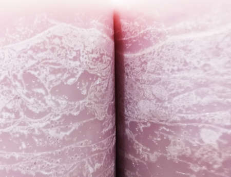 wax candle texture and background for householdingの写真素材
