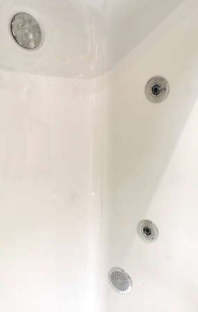 Hot tub in bathroom for technical background