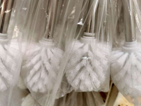 erches for toilet bowl on the display case in factory packaging