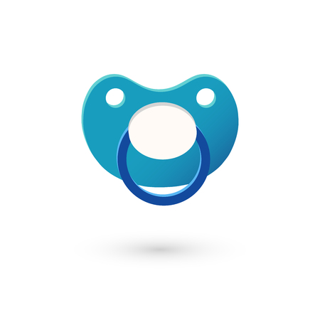 Realistic image of pacifier, soother. Icon.の写真素材