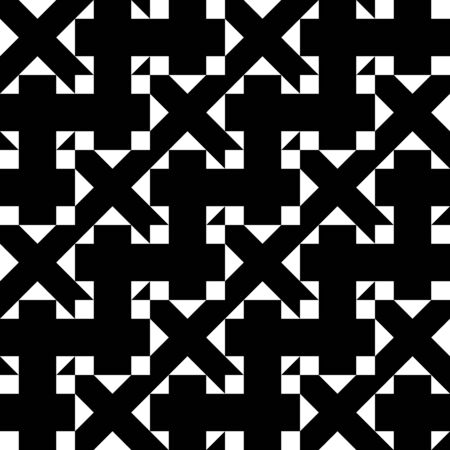 Seamless vintage geometric pattern.の写真素材