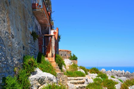 Cefalu, medieval village of Sicily island, Province of Palermo, Italy.
Surroundings of the famous view and landscape.
Background and texture for brochure for travel and advertising agencies.の写真素材