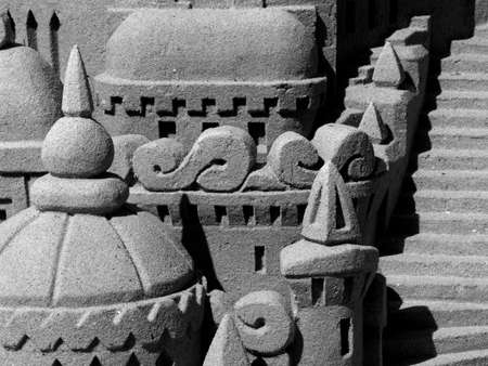 Sand castleの写真素材