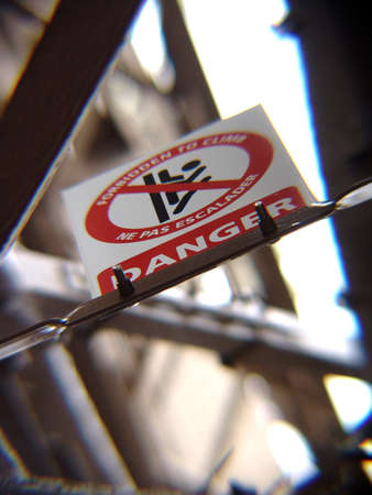 Dangerの写真素材