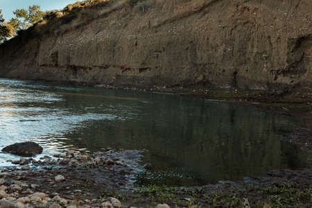 A beautiful picture of the Arkansas river taken at the Canon City Riverwalk in Colorado.の写真素材