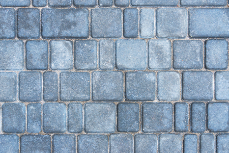Background of gray granite road tilesの写真素材