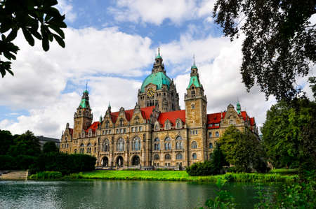 New city hall of Hannoverのeditorial素材