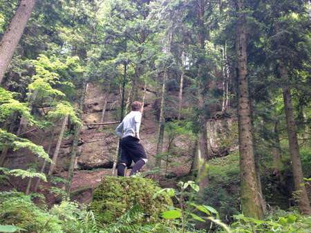 A man in the Woods の素材