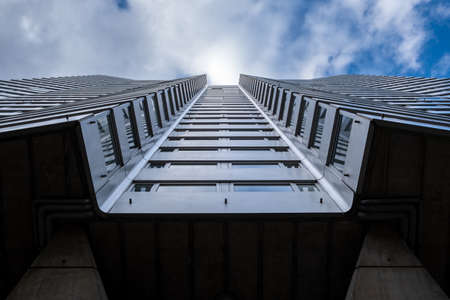 Watch this impressive building facade in Parisのeditorial素材
