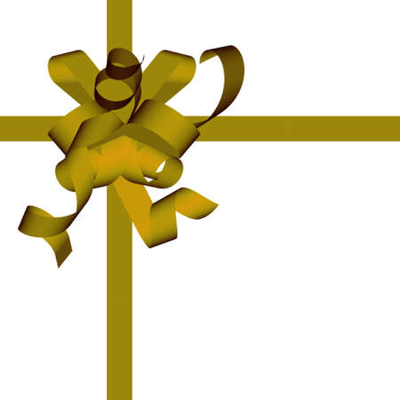 Celebratory packing (isolated on a white background) - abstraction a flower created at by means of...
