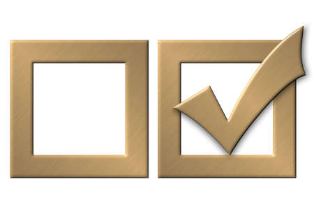 Set checkbox (chosen, not chosen) effect of volumetric gold