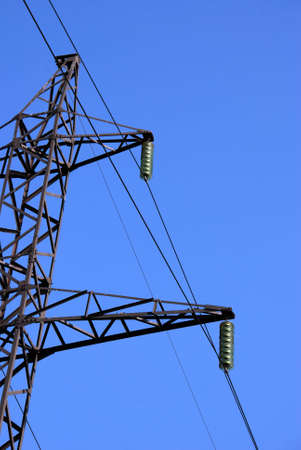 High-voltage support. Support of electric mains