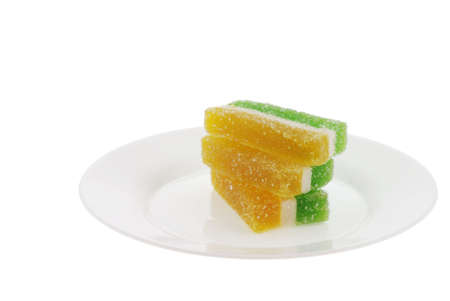Sweets. East dessert it is isolated on a white backgroundの写真素材