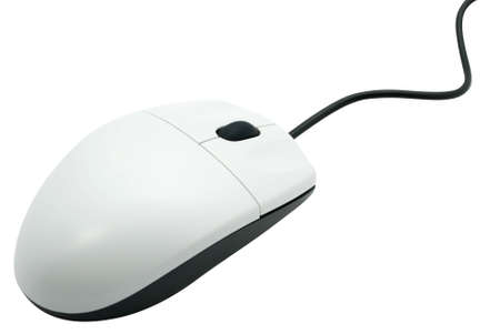 The computer mouse. The manipulator for management of the cursor on a computerの写真素材