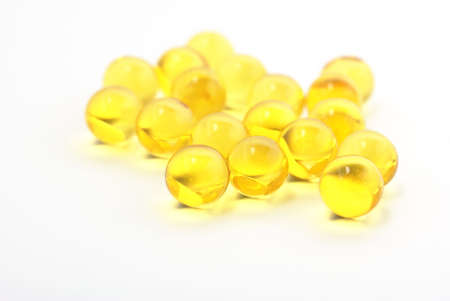 Tablets. A medical preparation in the form of gel sphereの写真素材