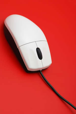 The computer mouse. The manipulator for management of the cursor on a computerの写真素材