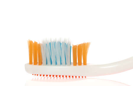 Tooth-brush. An accessory of a toilet to cleaning a teethの写真素材