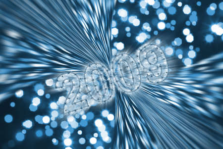 2009 blur abstract color background. defocused color flashesの写真素材