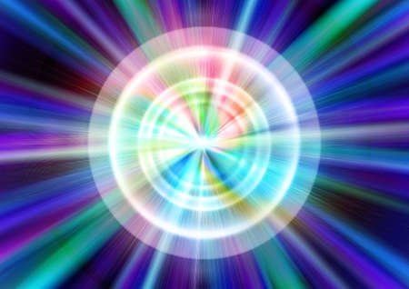 Fantastic background. Àáñòðàêíûå lines of light, effect of a spectrum and movement of...