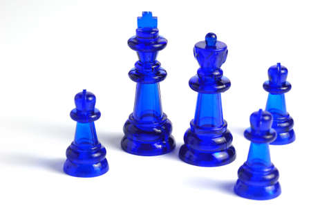 Chess. A logic board game. A material - glass