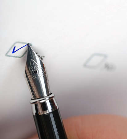 The questionnaire. The form for filling の写真素材