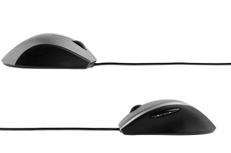 The computer mouse. It is isolated on a white backgroundの写真素材