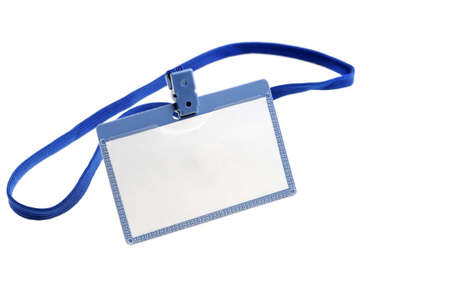 Name tag. It is isolated on a white background