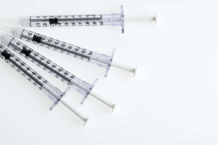 syringe. The medical tool intended for injections の写真素材