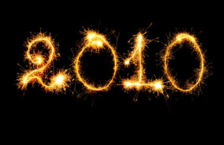2010 made of sparks. の写真素材