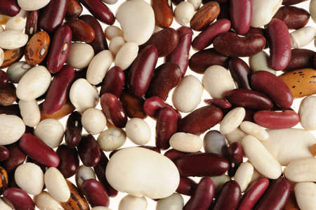 String bean. A bean food stuffs it is isolated on a white backgroundの写真素材