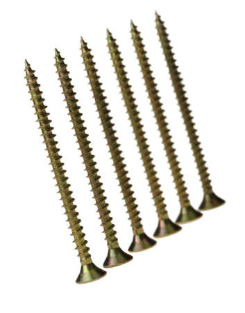 Screws. A object for montage it is isolated on a white background