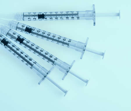 syringe. The medical tool intended for injections 
の写真素材