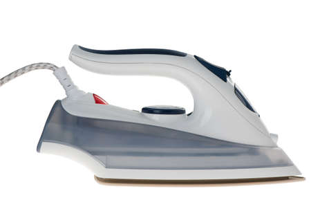 Iron. A house accessory. It is isolated on a white backgroundの写真素材