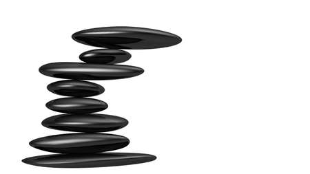 pebble isolatedの写真素材