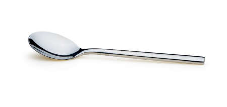 Spoon iron. It is isolated on a white backgroundの写真素材
