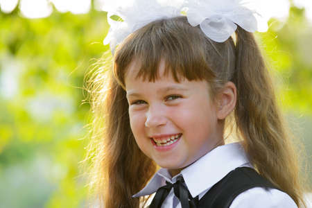Portrait beautiful girl.  closeup outdoors