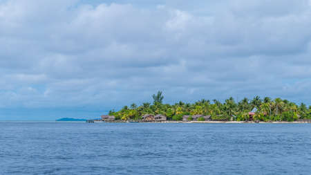 Village on Arborek Island - Raja Ampat, West Papua, Indonesia.