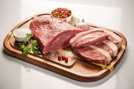 steak slicedの写真素材