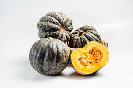 pumpkin cabotiÃ¡ shelledの写真素材