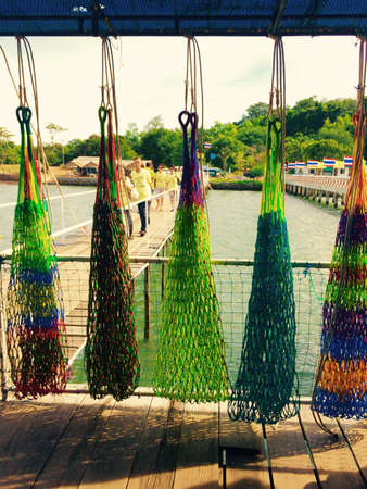 Colorful fishnet.の素材